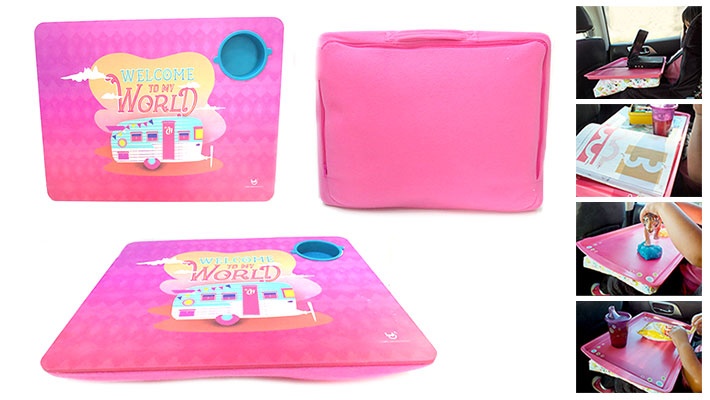 cushioned lap tray with cup holder ($11.99 instead of $20)