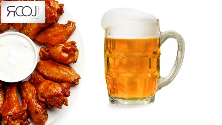 Open Wings & Beer at ROOJ Rooftop | Gosawa Beirut Deal